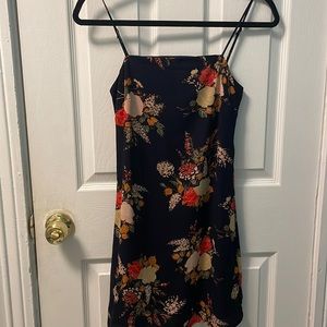 XXS Navy Floral Dress